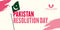 Pakistan Resolution Twitter Post