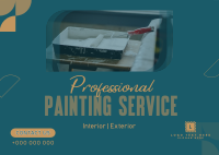 Professional Painting Service Postcard