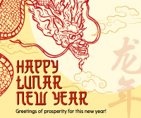 Prosperous Lunar New Year Facebook Post