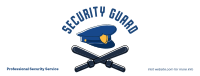 Security Hat and Baton Facebook Cover Image Preview