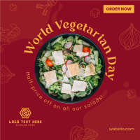 World Vegetarian Day Instagram Post