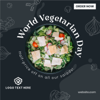 World Vegetarian Day Instagram Post