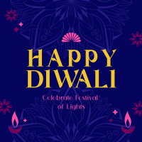 Happy Diwali Greeting Instagram Post