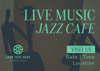 Cafe Jazz Postcard