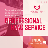 Professional HVAC Services Linkedin Post Design