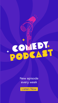 Comedy Podcast Instagram Story