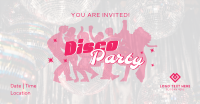 Disco Fever Party Facebook Ad