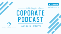 Corporate Podcast Facebook Event Cover