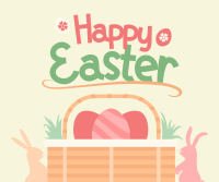 Easter Basket Greeting Facebook Post