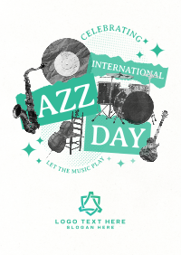 Retro Jazz Day Poster