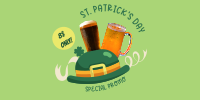 Saint Patrick Promo Twitter Post