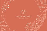 Leaves Ornamental Frame Pinterest Cover Image Preview