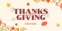 Thanksgiving Autumn Sale Twitter Post