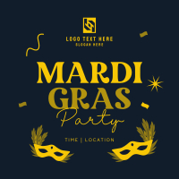 Mardi Gras Party Linkedin Post