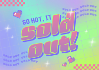 So Hot Sold Out Postcard