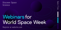 Space Week Webinar Twitter Post