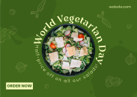 World Vegetarian Day Postcard