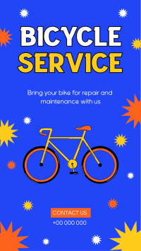 Plan Your Bike Service Instagram Story