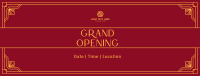 Grand Opening Art Deco Facebook Cover