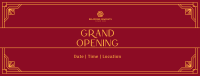 Grand Opening Art Deco Facebook Cover