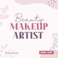 Beauty Make Up Artist Instagram Post Design