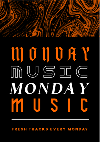 Marble Music Monday Poster