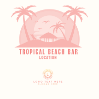 Tropical Beach Bar T-shirt Image Preview