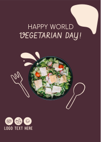 Celebrate World Vegetarian Day Flyer