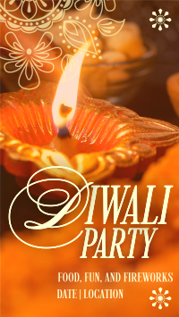 Diwali Party Instagram Story