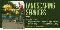 Landscaping Services Twitter Post