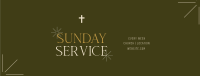 Earthy Sunday Service Facebook Cover