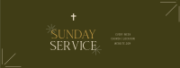 Earthy Sunday Service Facebook Cover Image Preview