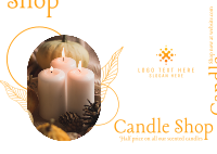Candle Discount Postcard