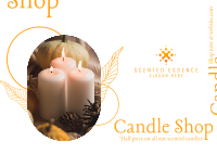 Candle Discount Postcard Image Preview