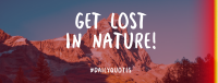 Get Lost In Nature Facebook Cover Design