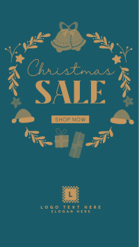 Christmas Wreath Sale Instagram Story Design