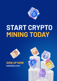 Start Crypto Today Poster