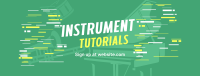 Music Instruments Tutorial Facebook Cover