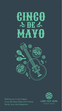 Guitar Cinco De Mayo Facebook Story