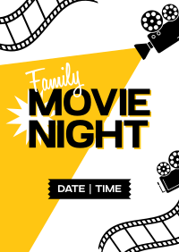 Family Movie Night Flyer