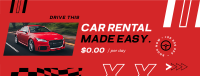 Rent Your Dream Car Facebook Cover Design