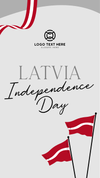 Latvia Independence Flag Instagram Story