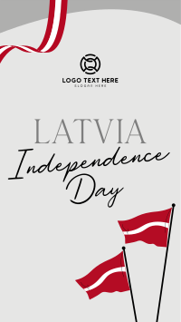 Latvia Independence Flag Instagram Story