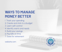 Ways to Manage Money Facebook Post