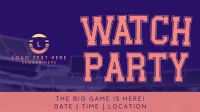 Super Bowl Watch Party Animation