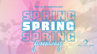 Exclusive Spring Giveaway Video Design