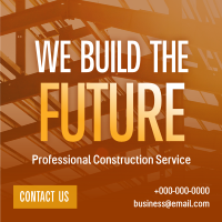 Professional Construction Service Instagram Post Design