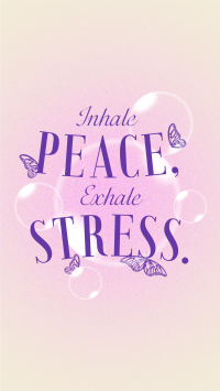 Relaxation Breathing  Quote TikTok Video