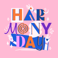 Fun Quirky Harmony Day Instagram Post Design