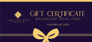 The Luxury Brand Gift Certificate Image Preview